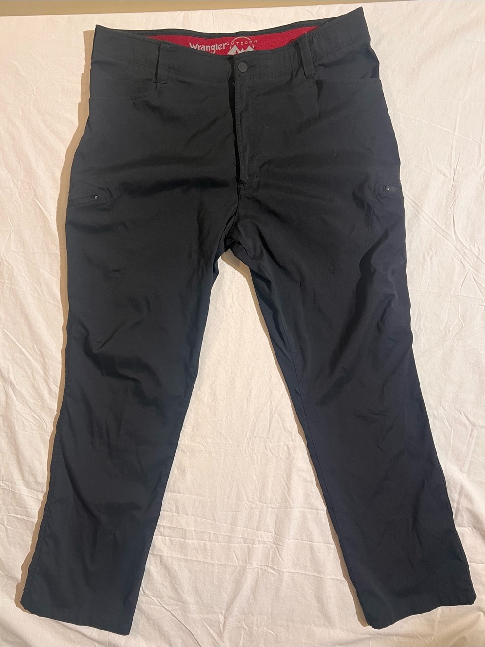 Wrangler Men's Black Performance Zipper Pocket Pants